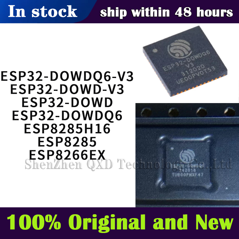 Esp32 - ESP8285, ESP8266EX, ESP8285H16, ESP32-DOWD, DOWDQ6, DOWD,