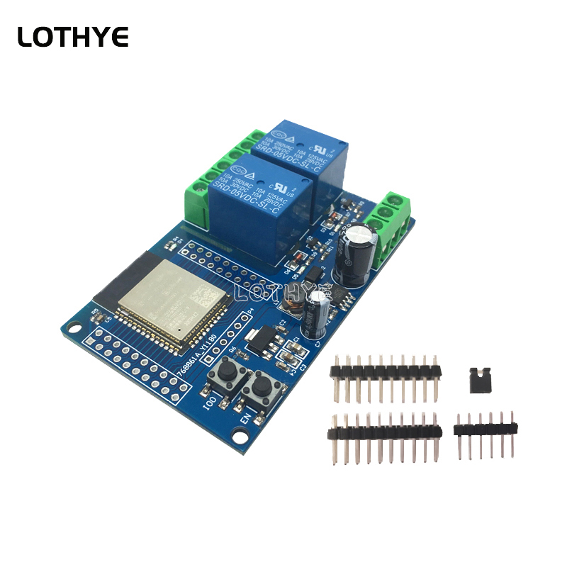 ESP32 듀얼 채널 Wifi 블루투스 릴레이 모듈 보 - Esp32 Uart Module 리뷰 및 가격