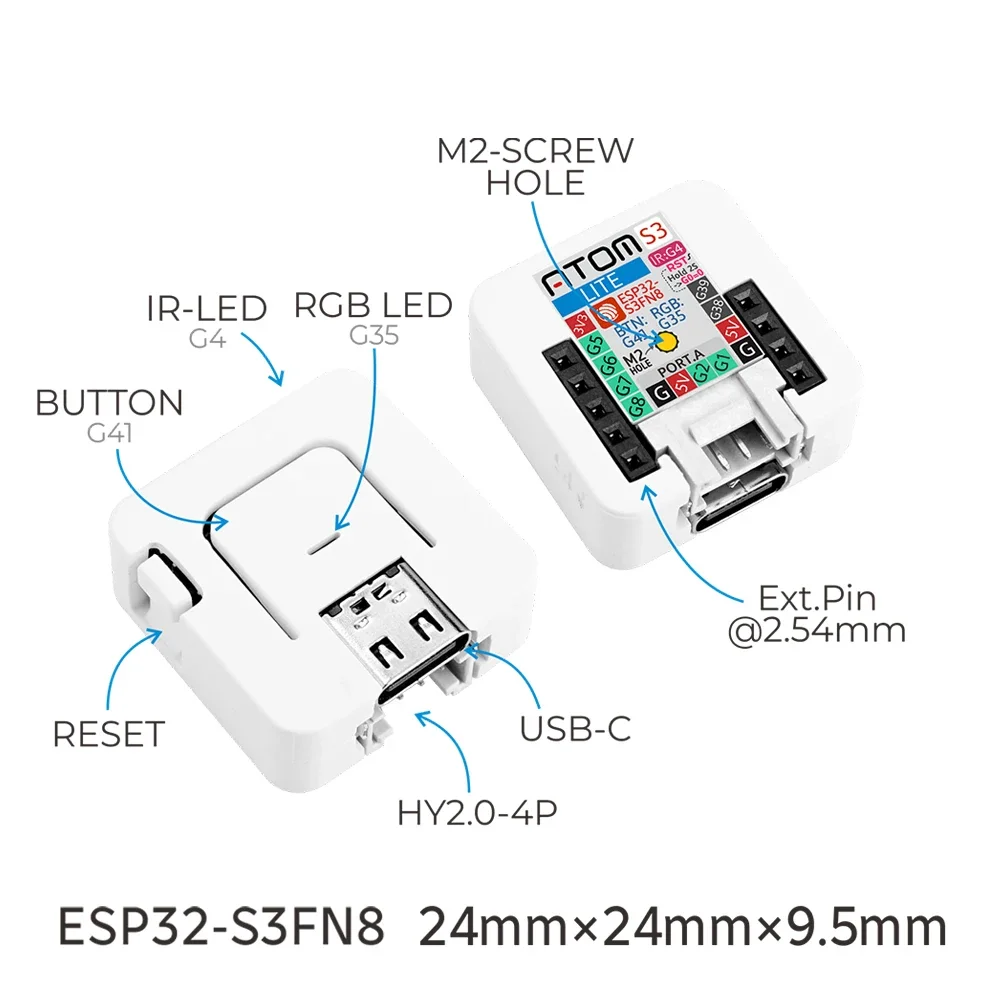 M5Stack AtomS3-Lite ESP32-S3 개 - Esp32 Uart Module 리뷰 및 가격