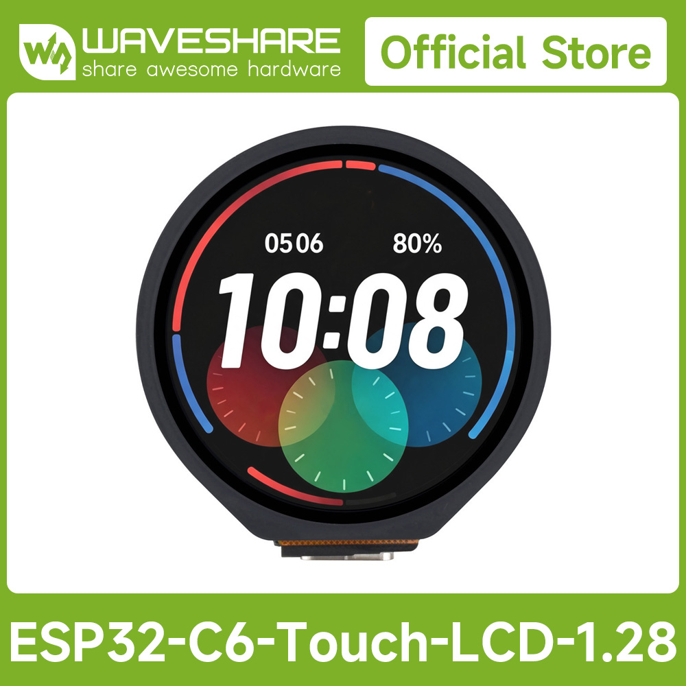 ESP32-C6 1.28인치 터치 LCD 디스플레이 개 - Esp32 C6 리뷰 및 가격